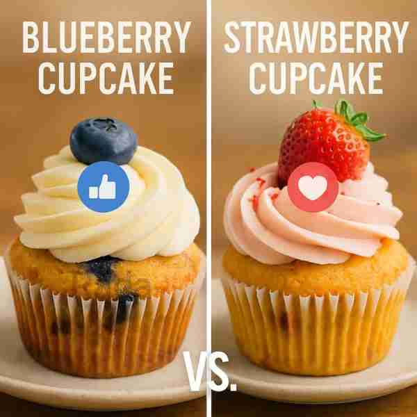 Strawberry cupcakes 🥮☕🥮🍲❤️😍🤤