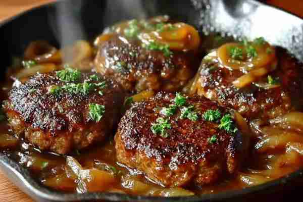 The Very Best Salisbury Steak 🍽️ Delicious and hearty dish the whole family will love! 📋 Ingredie...