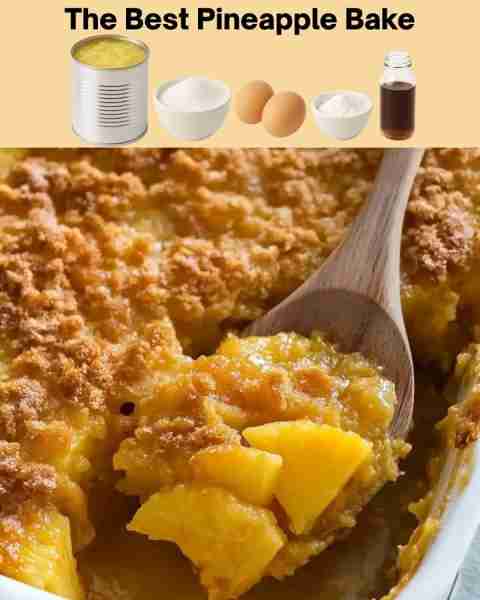 Made The Best Pineapple Bake and y’all—it’s sweet, buttery, and totally addicting! 🍍💛 Like sunshin...