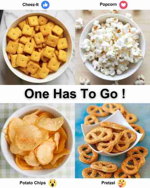 Popcorn 🍿 Cheez-It 🧀👍 These bite-sized cheesy crackers are bold, salty, and addictive. Perfect fo...
