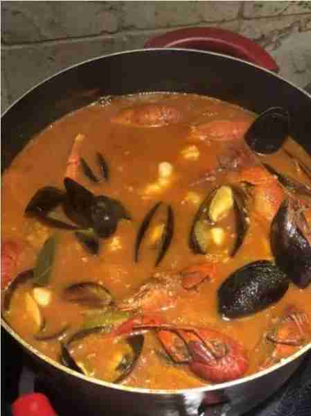 Just made Chef John's Cioppino - a seafood lover's dream! 🍤🦀🍲 Cioppino Classic Seafood Cioppino C...