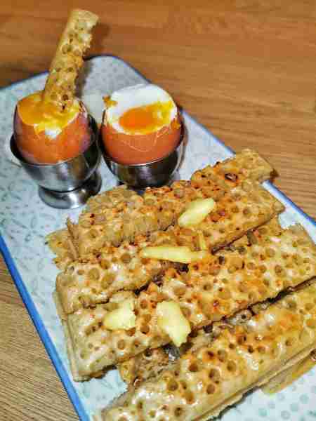 Dippy Eggs & Crumpet Soldiers by Alex