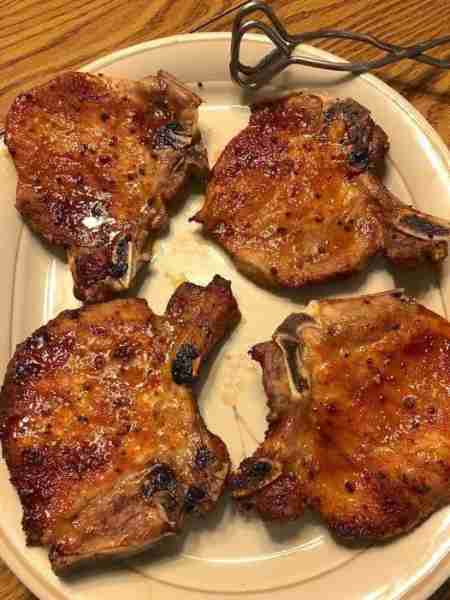 Pork Chops! This is a very simple recipe that will give your pork chops a slightly tangy & sweet fla...