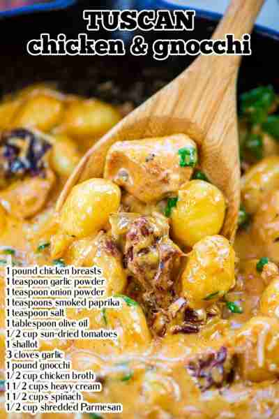 Recipe: https://www.bunsinmyoven.com/creamy-tuscan-chicken-and-gnocchi/ This creamy Tuscan chicken a...