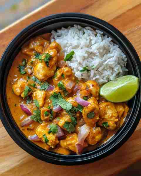 🍛🌶️ Insanely Good Chicken Curry Bowl with Lime & Aromatic Rice 🍚🍋✨ Prep Time: Moderate Cooking T...
