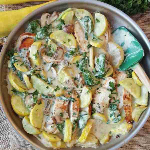 Creamy Chicken and Squash