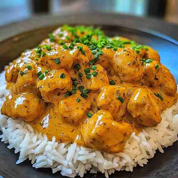 Creamy Herb Chicken over Rice 🍛🌿 Prep Time: 15 minutes Cook Time: 20 minutes Servings: 2–3 Calorie...