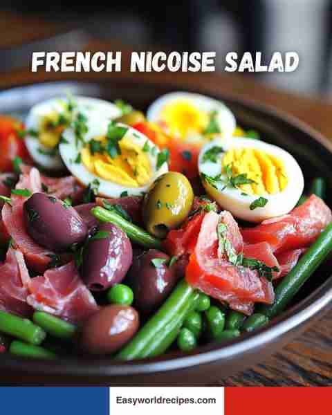 🥗 French Niçoise Salad Fresh, colorful & protein-packed Provençal salad 🇫🇷🥚🥗 recipe in the (C0MM3...