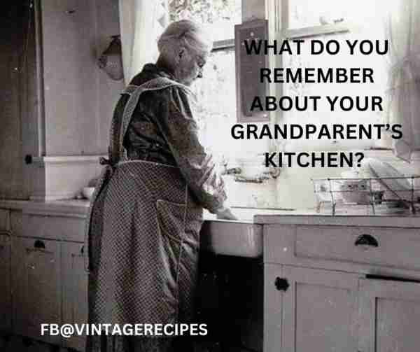 #ChildhoodMemories #grandparents #vintagekitchen #vintagerecipes