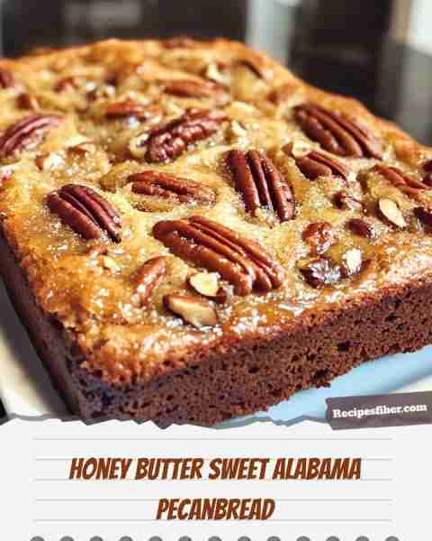 🌟 Honey Butter Sweet Alabama Pecanbread 🌟 Indulge in the nutty sweetness of this Southern delight....