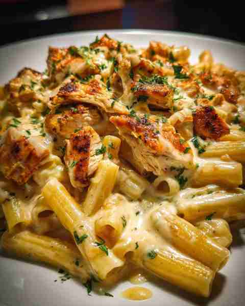 Creamy Cajun Chicken Ziti in Garlic Alfredo Sauce Ingredients: 2 boneless, skinless chicken breasts,...