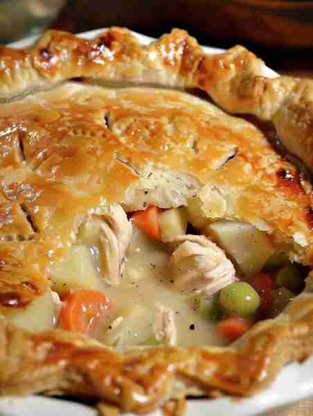 This is the best chicken potpie recipe! Ingredients Potato: 1 cup (diced) Onion: 1 cup (diced) Celer...