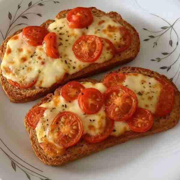 Tomato and Mozarella… but I feel like something is missing by Emily N