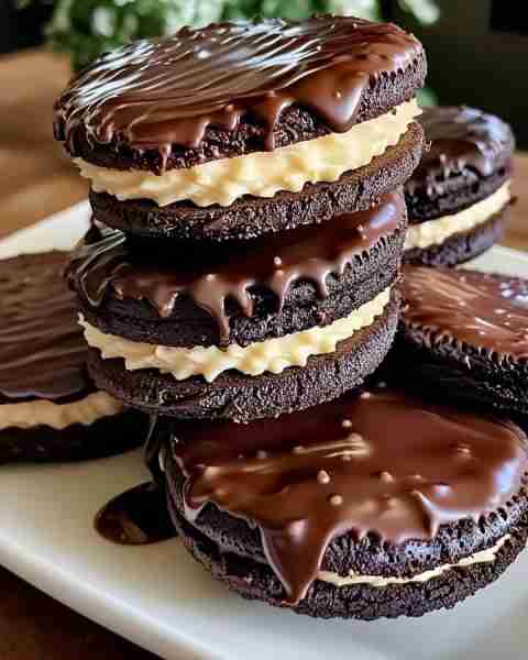 🍪🥥 Romany Creams 🥥🍪 A delightful South African treat, these creamy chocolate-filled biscuits ar...