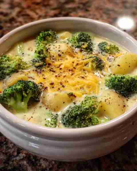 Broccoli Cheese and Potato Soup Recipe Ingredients: 2 tablespoons unsalted butter 1 medium onion, ch...