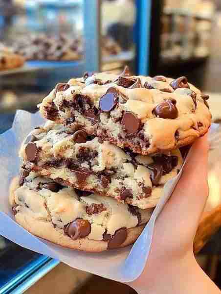 🍪 𝐋𝐞𝐯𝐚𝐢𝐧 𝐁𝐚𝐤𝐞𝐫𝐲 𝐂𝐡𝐨𝐜𝐨𝐥𝐚𝐭𝐞 𝐂𝐡𝐢𝐩 𝐂𝐨𝐨𝐤𝐢𝐞𝐬 🍪 Ingredients: - 1 cup cold unsalted butter, cubed - 1 cup...