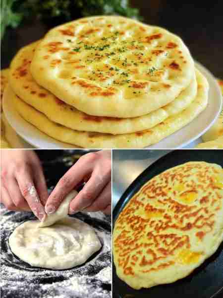 A soft and chewy 30-minute keto flatbread recipe! Use it as low carb keto pita bread for wraps, scoo...