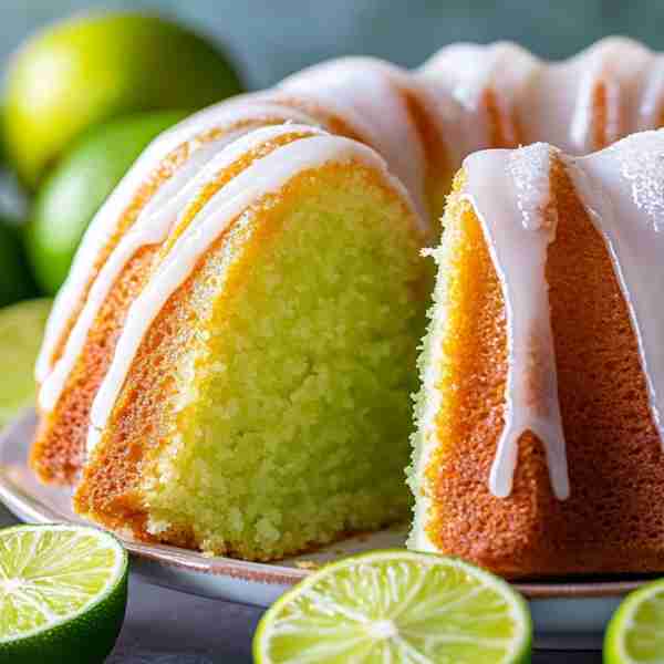 🍋 Key Lime Pound Cake – Zesty, Moist & Sweet! 🍰 A soft, buttery pound cake bursting with key lime...