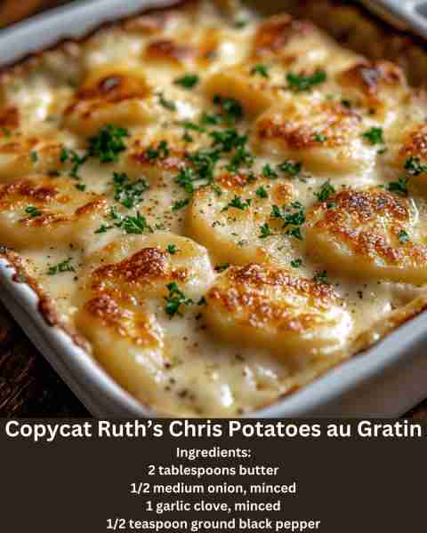 Ruth's Chris Steakhouse Potatoes Au Gratin Copycat Recipe ❤️- A favorite that my family repeatedly r...