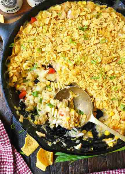 🌶️🍗 Tex-Mex Chicken Pasta Casserole Serves: 4–6 Prep time: 20 mins Cook time: 25–30 mins Total time...