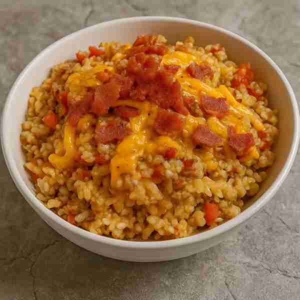 Bacon Cheeseburger Rice Skillet Introduction Why settle for fast food when you can enjoy the same fl...