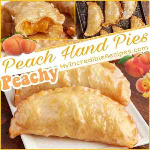 Peach Hand Pies! 🍑🥧 Nothing better than biting into a warm & flaky peach hand pie! 🍑 Recipe Below!