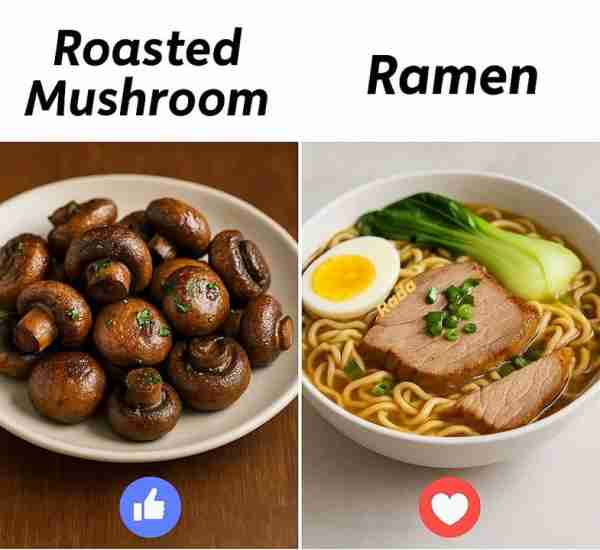 🍄🔥 Roasted Mushrooms Roasted mushrooms are earthy, tender bites cooked with olive oil, garlic, and...