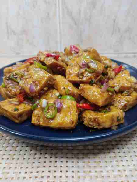 Tofu with Oyster Sauce