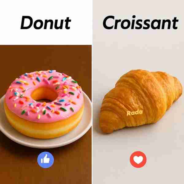 🍩✨ Donut A donut is a sweet, fried pastry, usually ring-shaped or filled, coated with sugar, glaze...