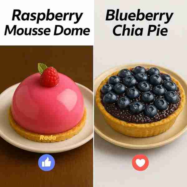 🍓🍫 Raspberry Mousse Dome A raspberry mousse dome is a refined dessert featuring light, airy raspbe...