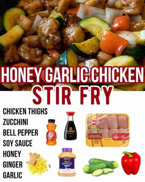 Honey Garlic Chicken Stir Fry is made in just one pan, making it a super easy weeknight dinner! Full...