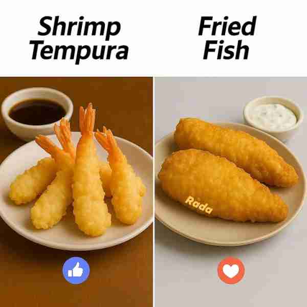 🦐🍤 Shrimp Tempura Shrimp tempura is a Japanese delicacy featuring shrimp dipped in light tempura b...