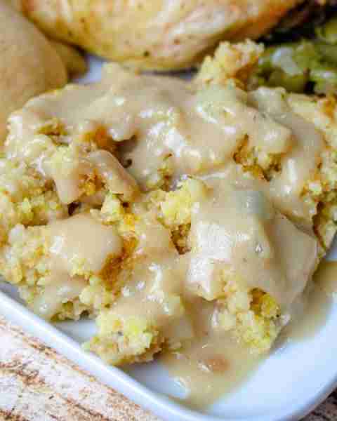 "Nothing like old, traditional Southern cornbread dressing to complete the meal." - Judy