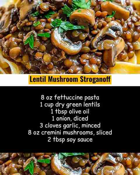 If you’re craving creamy comfort with a twist, this Lentil Mushroom Stroganoff is the perfect cozy d...