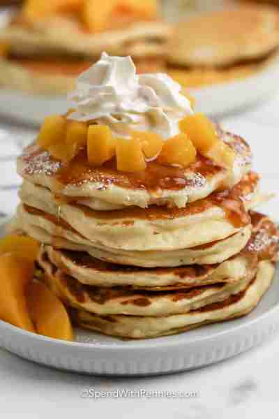 Comment RECIPE to get the recipe! These Yogurt Pancakes are a little taste of my childhood. Flavorfu...