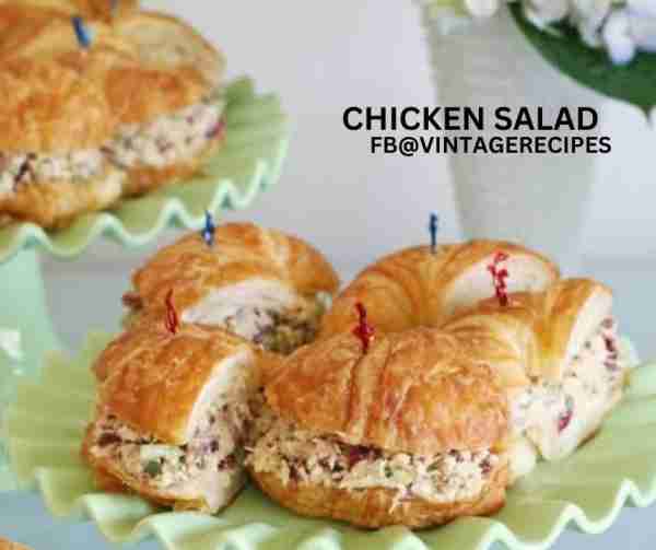 Chicken Salad 2 cups cooked, chopped chciken (2 chicken breasts) 1 Tablespoon of white onion, minced...