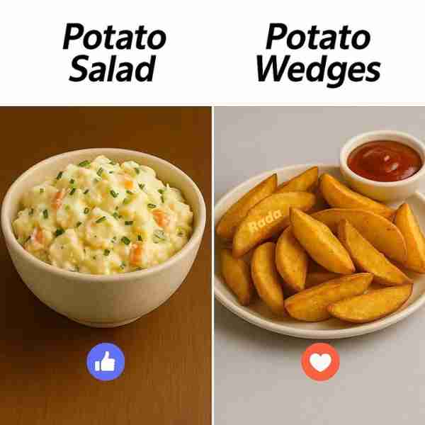 🥔🥗 Potato Salad Potato salad is a creamy, chilled side dish made with boiled potatoes mixed with m...