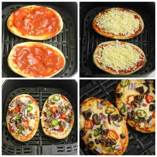 AIR FRYER NAAN PIZZA