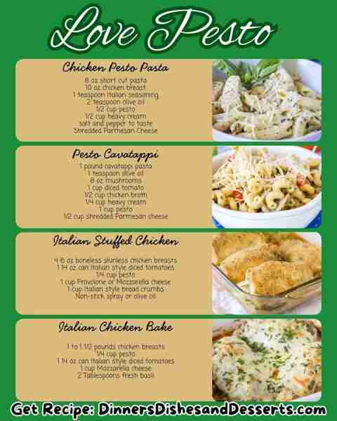 Pesto adds so much to meals! Recipe Links ⬇️