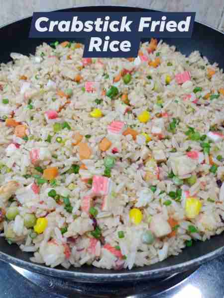 Crabstick Fried Rice