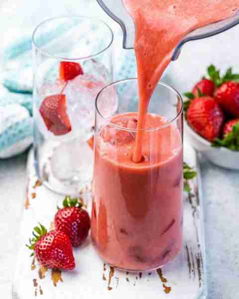 Our Copycat Starbucks Pink Drink recipe is a must-add to your menu! ❤ My version gets the sweetness...