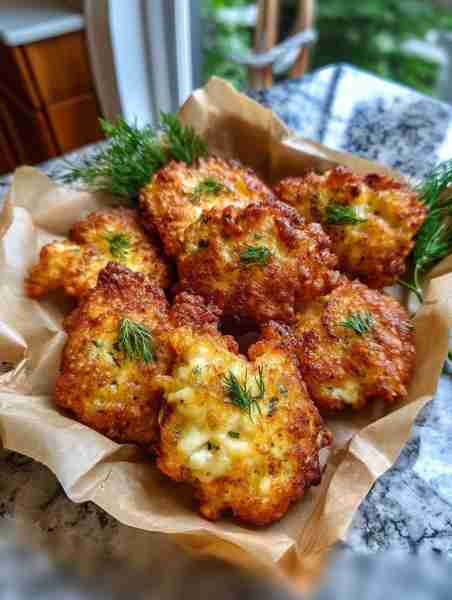 Keto Cheesy Chicken Fritters Makes: ~12 fritters (4 servings) • Time: 25–30 min Ingredients Fritters...