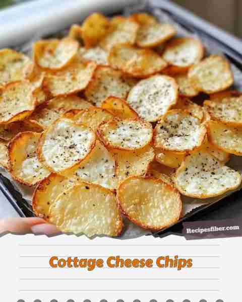 Cottage Cheese Chips 🍽️🥔🧀 Snack smart with these crunchy Cottage Cheese Chips! 📋 Ingredients - 1...