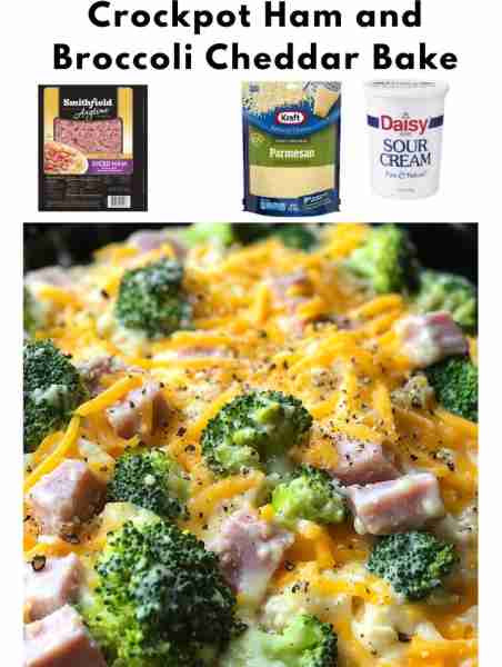 🥘 Crockpot Ham & Broccoli Cheddar Bake 🍽️ Servings: 6 ⏱️ Prep Time: 15 mins | Cook Time: 4–5 hours...