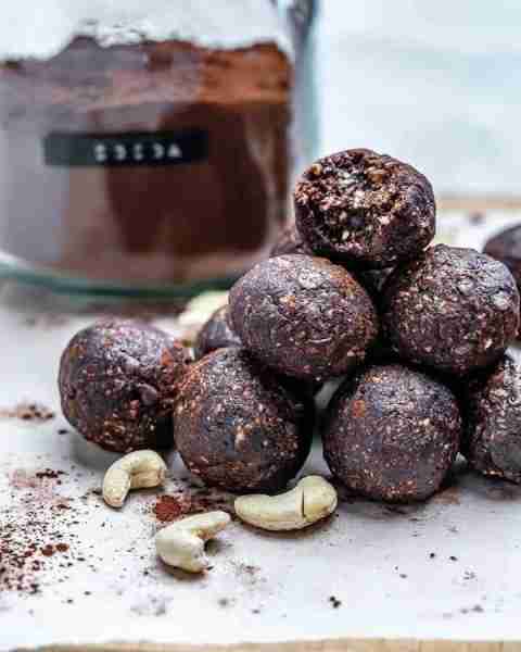 Chocolate Brownie Energy Balls Blissful, little, Chocolatey, Brownie Bites