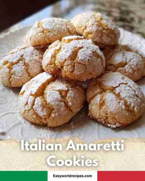 🍪 Italian Amaretti Cookies Crispy outside, chewy inside – almond perfection. You’ll need: – Almond...