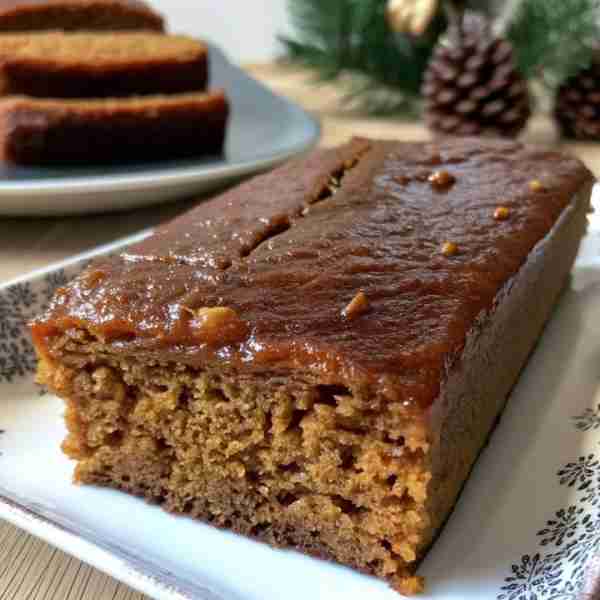 This Flourless Gingerbread Zucchini Cake is moist, warmly spiced, and naturally sweetened—packed wit...