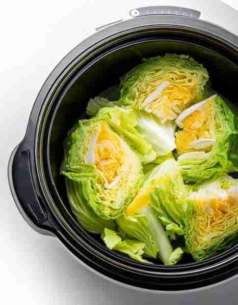 Put raw cabbage wedges in a slow cooker with these 3 ingredients. It’ll wow you.. Full recipe 👇 💬
