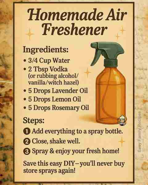 🌿 Why spend money on fancy sprays when you can make your own in minutes? Just water, a splash of al...