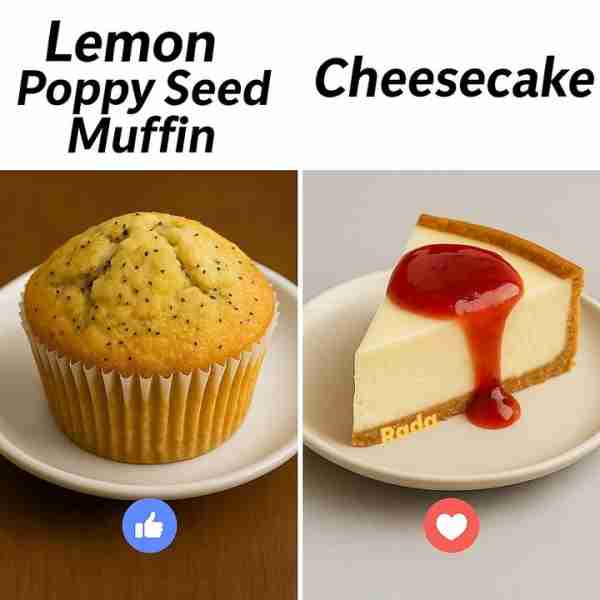 🍋🧁 Lemon Poppyseed Muffin A lemon poppyseed muffin is a zesty, moist baked treat infused with fres...